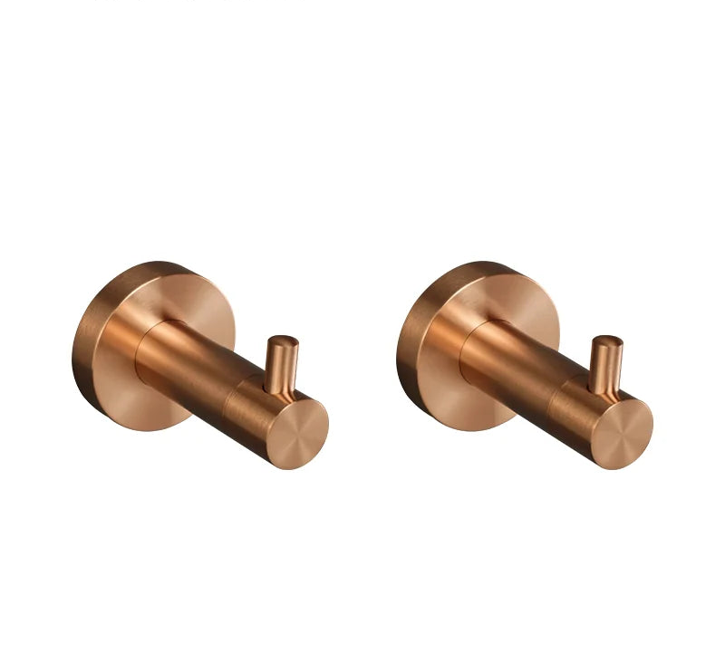 Conjunto de Acessórios para Banheiro em Aço Inoxidável Rose Gold