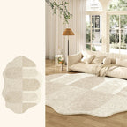 Tapete Creme Francês Irregular para Sala