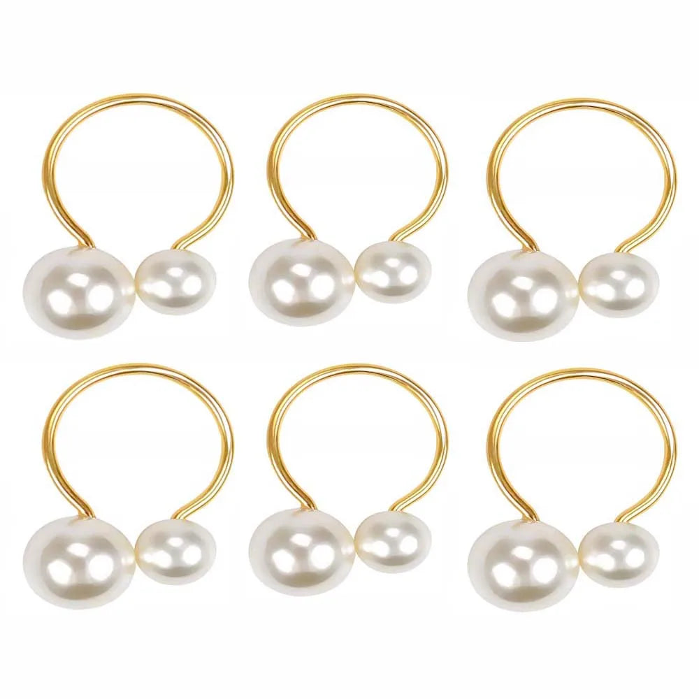 Anéis de Guardanapo Perolados