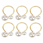 Anéis de Guardanapo Perolados