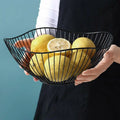 Cesta de frutas de ferro nórdico, preto, dourado, vários tamanhos, armazenamento doméstico, artigos diversos, placa de orragnização, metal, sala de estar