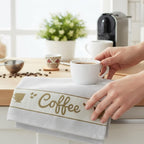 Kit 4 Decorative Plate Wall Art Words 45X65Cm 100%Terry