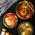 Set of Three Large Steel Mixing Bowls – Extra-Large Bowls for Salads And Food Preparation with Non-Slip Bottoms – Professional-Grade Kitchen Necessities for Hosting – Lightweight, Stackable, And Easy to Clean