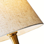 Lâmpada de Mesa Dourada Industrial Moderna | Iluminação Decorativa Minimalista com Alimentação por USB e Acabamento em Metal Polido para Quarto, Escritório, Sala de Estar & Decoração de Casa