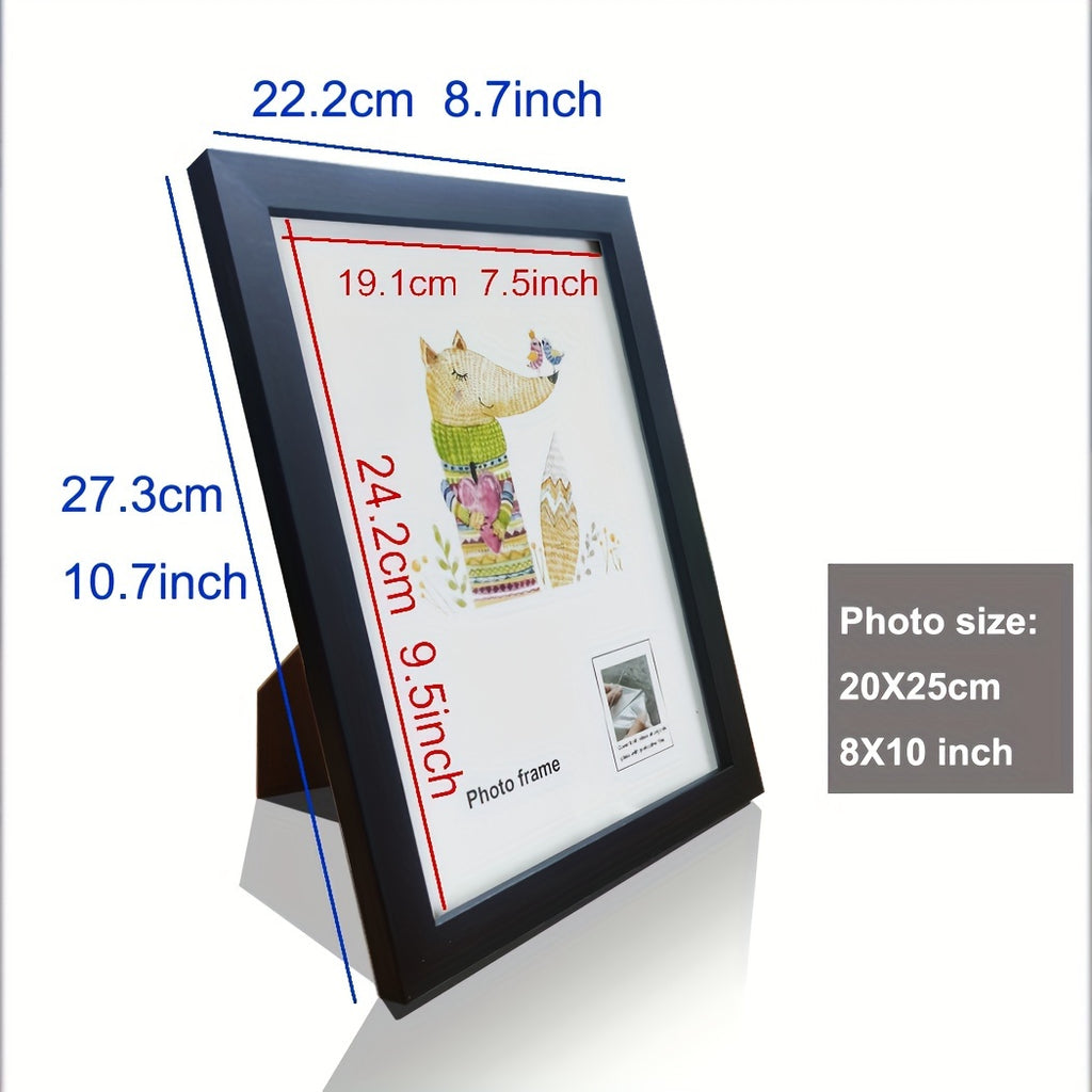 1 moldura de foto de madeira artesanalmente feita