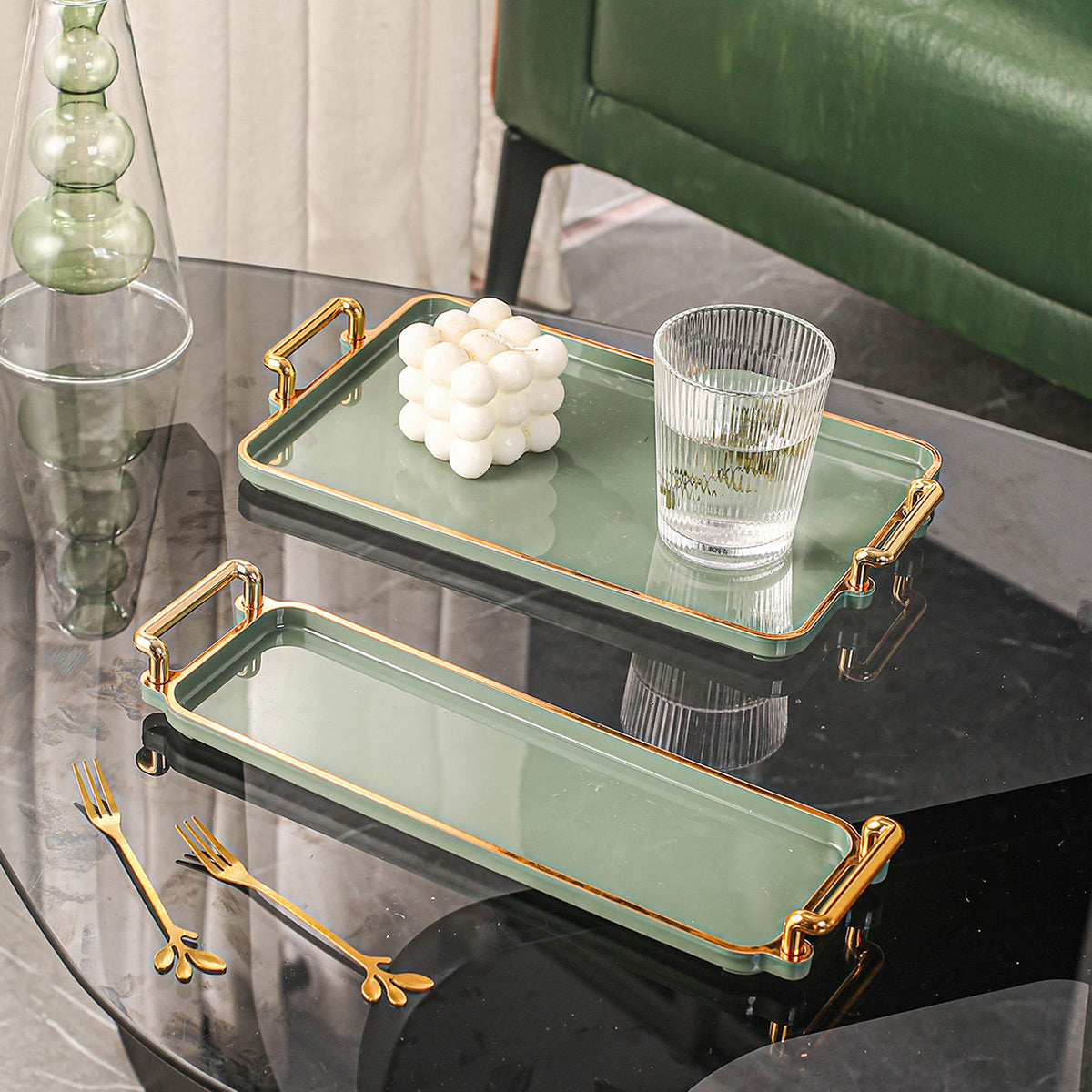 1 unidade, 3 unidades de tabuleiros de plástico adequados para uso doméstico em cozinhas, salas de jantar e salas de estar para o pequeno-almoço; ideal para conjuntos de chá, recipientes de água, doces, bolachas, pão para casamentos, festas, presentes e aniversários.