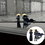1/2/3pcs Mini Ancient Samurai & Warrior Statues - Miniature Figurines Suitable for Car Dashboard Decor, Aquarium Landscapes, Bonsai Displays, Samurai Micro Scenes - Historical Tabletop Collectibles