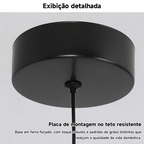 Luminária De Teto Pendente Led Moderna Lustre para Corredor Sala Quarto Moderna