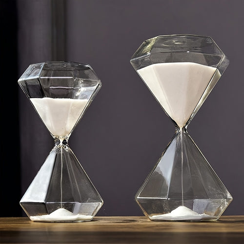 5-Minute Diamond Hourglass Timer Home Decor - Creative Gift for Friends and Family