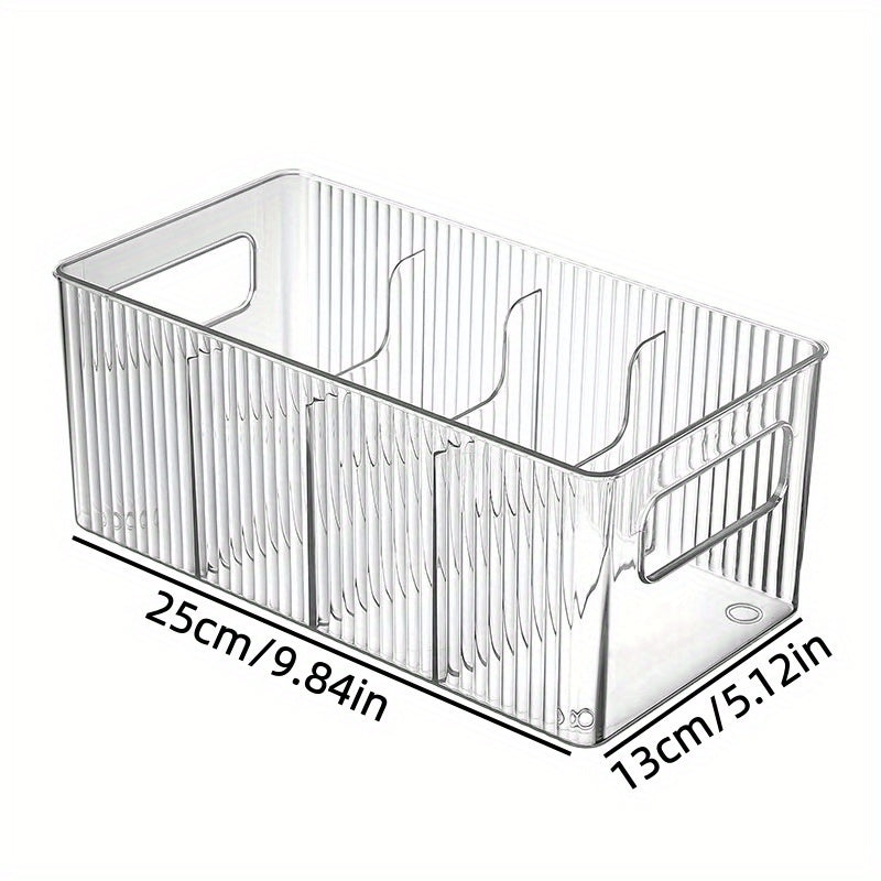 Caixa de Armazenamento de Cintos em Acrílico Transparente com Divisórias - um Organizador Multifuncional de Alta Capacidade Adequado para Cintos, Cosméticos, Toucadores, Armários e Casas de Banho - um Tabuleiro de Plástico Durável para uma Organização Limpa e Arrumada, Caixa de Armazenamento de Cintos