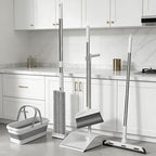 Complete 5pcs Set for Cleaning Broom + Mop + Bucket And Mop Handle -S7