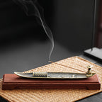 1 Suporte de Incenso Vintage em Forma de Peixe - Queimador Zen e Meditação Artesanal para Decoração de Casa, Sem Necessidade de Eletricidade, Perfeito para Natal, Halloween, Páscoa, Hanukkah, Ação de Graças, Acessórios de Relaxamento | Trabalho Artístico em Metal | Design Intricado em Metal, Suporte de Incenso