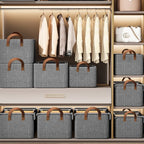 Caixas Organizadoras com Tampa Transparente – Oxford Reforçado 47×28×20cm