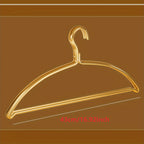 5/10pcs of Durable Matte Golden Hangers - Sleek, Lightweight, And Sturdy Metal Frames, Perfect for Aesthetic Indoor Decor, Home Decoration, Dorms, Schools, Bedrooms, And Bathrooms