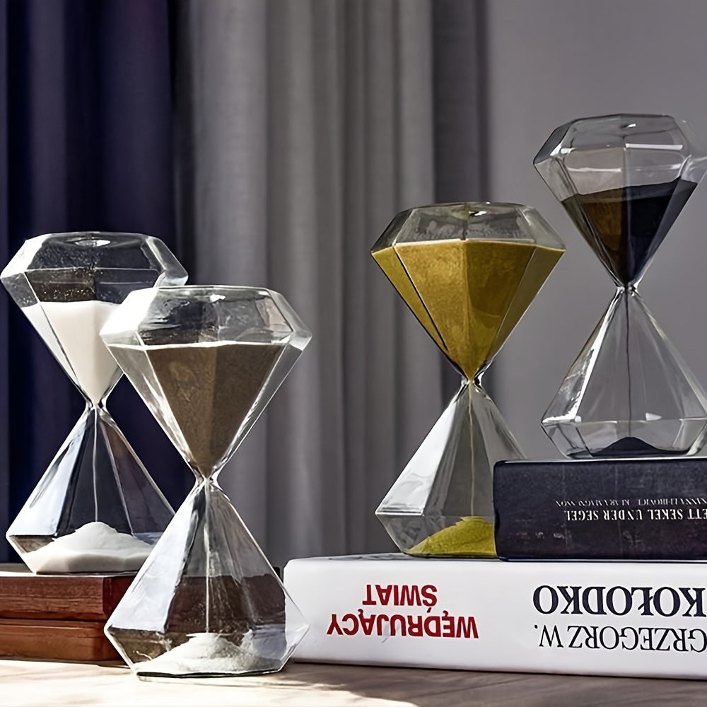 5-Minute Diamond Hourglass Timer Home Decor - Creative Gift for Friends and Family