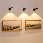 Luz de Parede LED com Sensor de Movimento, Recarregável por USB, Inclui Controlo Remoto, Brilho Ajustável, Três Temperaturas de Cor e Função de Temporizador. Adequada para Galerias, Escadas, Corredores, Salas de Estar e Vitrines.