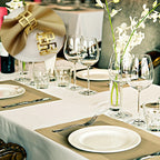 6 unidades de porta-guardanapos dourados de alta qualidade em estilo Great Wall para decoração de mesa, adequados para hotéis e eventos.