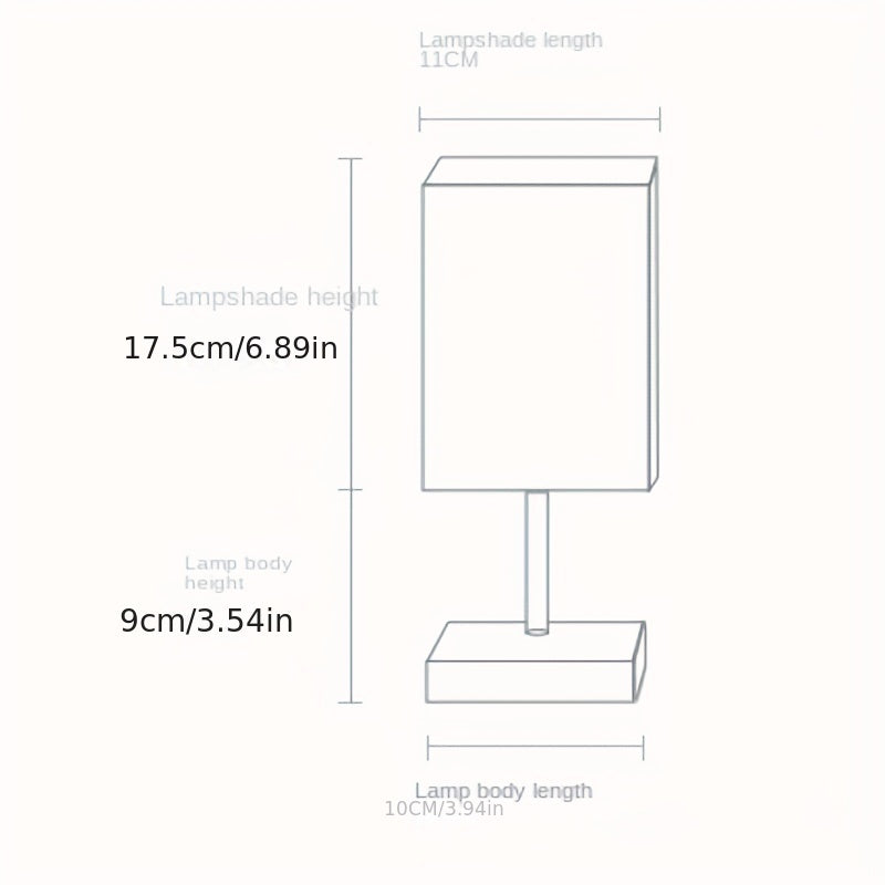 Luminária de mesa USB Retro Nostálgica - Luminária criativa e minimalista para decoração de casa