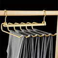 6-Layer Metal Paint Pant Hangers, Multifunctional, Space-Saving, Versatile for Closet Organization, Suitable for Pants, Jeans, Scarves, Wardrobes, And Bedroom Storage