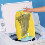 Saco de Lavagem para Sapatos na Máquina de Lavar, Fibra Macia com Envolvimento 360°, Zíper Durável e Reutilizável para Tênis e Sapatos