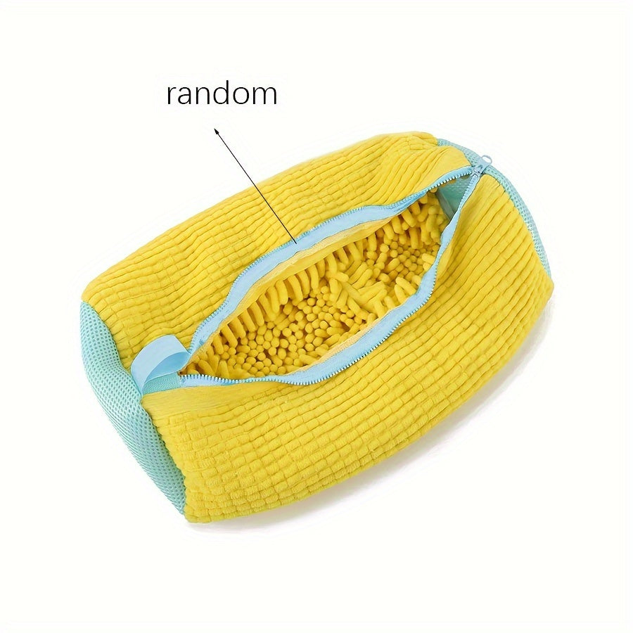 Saco de Lavagem para Sapatos na Máquina de Lavar, Fibra Macia com Envolvimento 360°, Zíper Durável e Reutilizável para Tênis e Sapatos