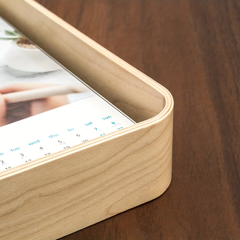 Moldura de Foto de Madeira Contemporânea com Exibição em Acrílico, Retângulo Vertical, Ideal para Decoração de Fotos de Festa de Casamento, Moldura DIY para Herbarium & Calendário, Decorações de Casamento