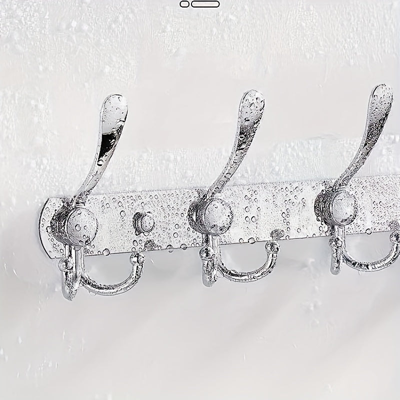 Easy-Install Stainless Steel Wall Hook - Traditional Style, Perfect for Bathroom Organization