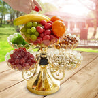 Fruteira Giratória Luxo com 5 Camadas