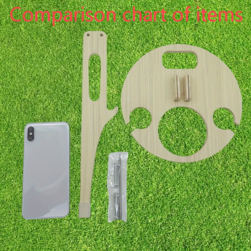 Mesa Dobrável para Vinho Outdoor em Madeira