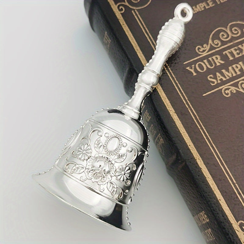 Sinos esculpidos à mão, sinos de cobre coloridos retrô, sinos de serviço, sinos de metal, sinos para idosos, sinos de casamento, sinos de serviço, sinos de Natal, Eid Al-Adha Mubarak