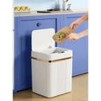 Lixeira Inteligente Automática Sofisticada Sensor 18 Litros