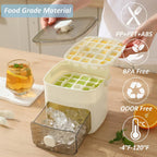 Portable Household Layer Ice Cube with Storage Bin ＆ Lid