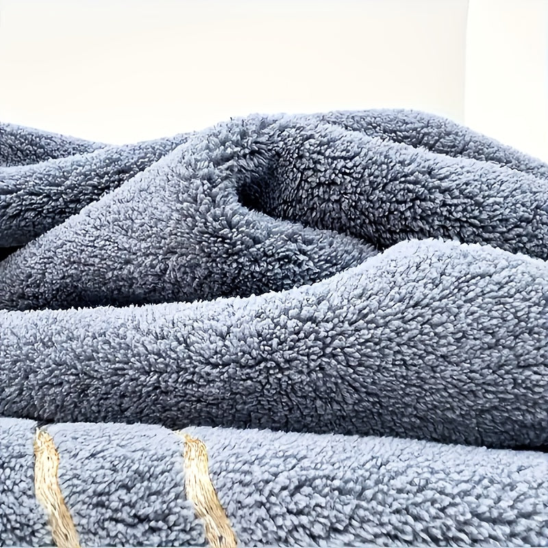 Conjunto de 3 Toalhas de Banho Premium Coral, Toalha de Cabelo Macia e Absorvente Espessada para Uso Doméstico, 70,0 x 140,0 cm, Adequado para Família, Casais, Hotéis & SPA, Fitness ao Ar Livre, Camping, Presente de Natal