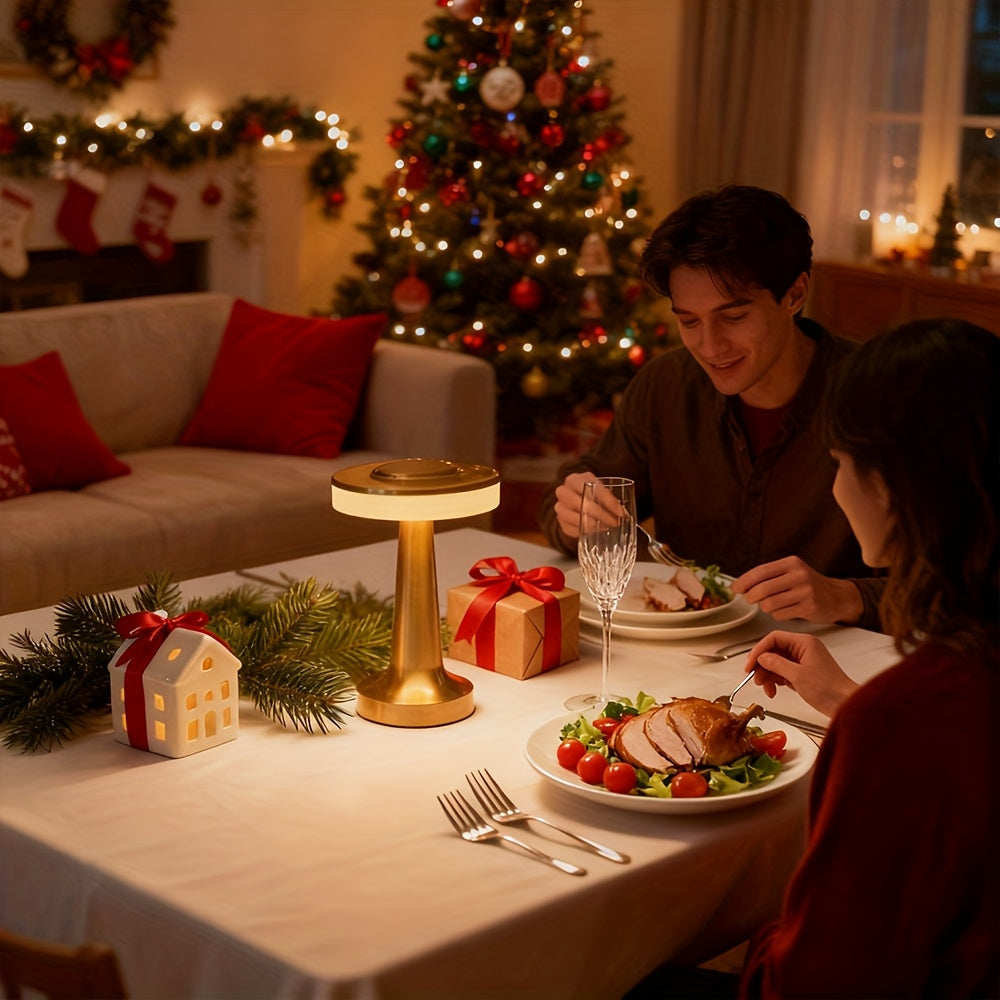 Luminária de Mesa Minimalista Touch Recarregável