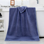 Conjunto de Toalhas de Banho de 2 Peças Premium, Toalhas de Algodão 100% Macias e Absorventes, Inodoro, Ideal para Casa, Férias, Banheiro de Casal, Presente de Natal