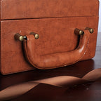 Caixa Vintage para Armazenamento de Vinhos com Fecho