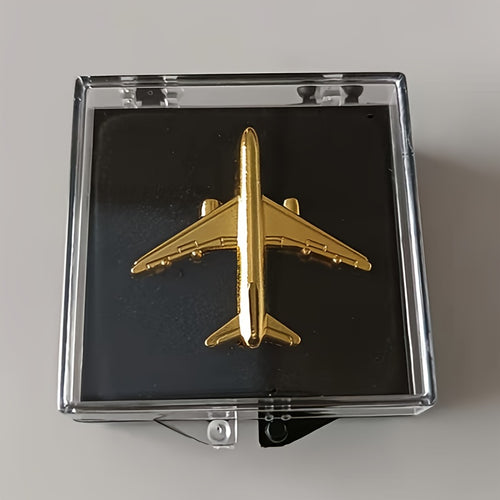 Vintage Metal Airplane Brooch Fashion Pin Alloy Badge Retro Pin Clasp Jewelry Accessory