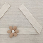 Correias de Fixação de Cortina Tridimensionais Estilo Nórdico | Poliéster, Estilo Boho, Multi Final, Decorações de Laços de Cortina, Correias de Fixação de Flores, Pequenos Artigos Suspensos, Cordas de Fixação de Cortina Estilo Cute - INS NORDIC HOME