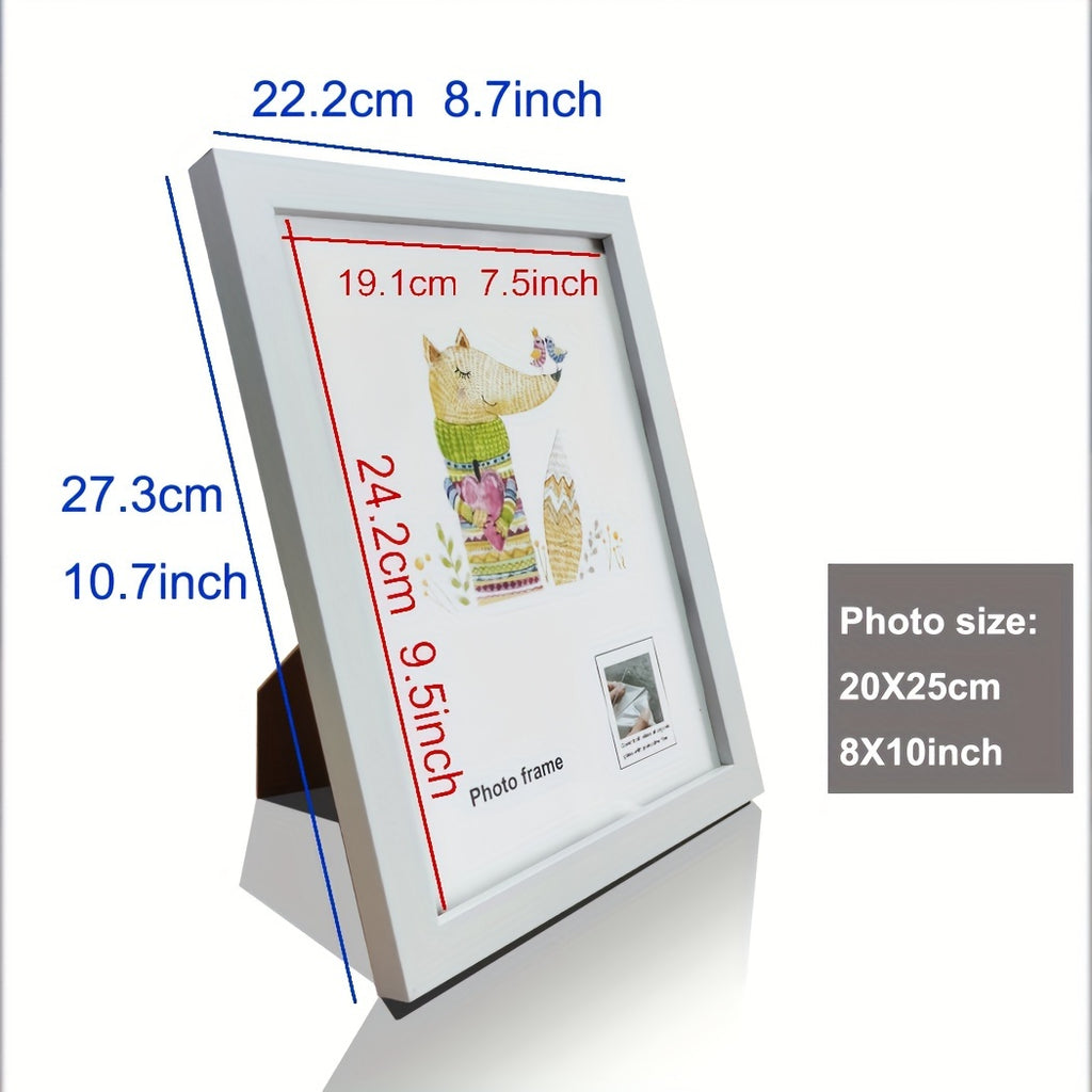 1 moldura de foto de madeira artesanalmente feita