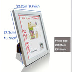 1 moldura de foto de madeira artesanalmente feita