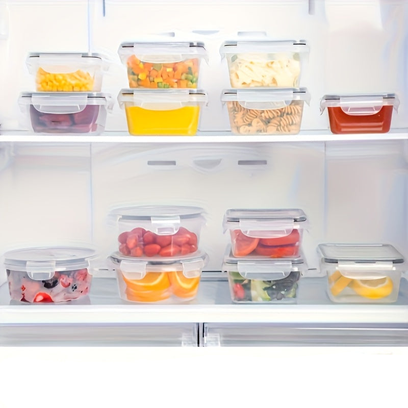 6pcs (3 Lids + 3 Boxes) Multi-Size Clear Storage Containers | Microwave Safe, Reusable Polypropylene Material, Leak-Proof, Dishwasher Safe, Rectangular Design, Suitable for Kitchen Storage, Fruits, Vegetables, Pasta, Etc