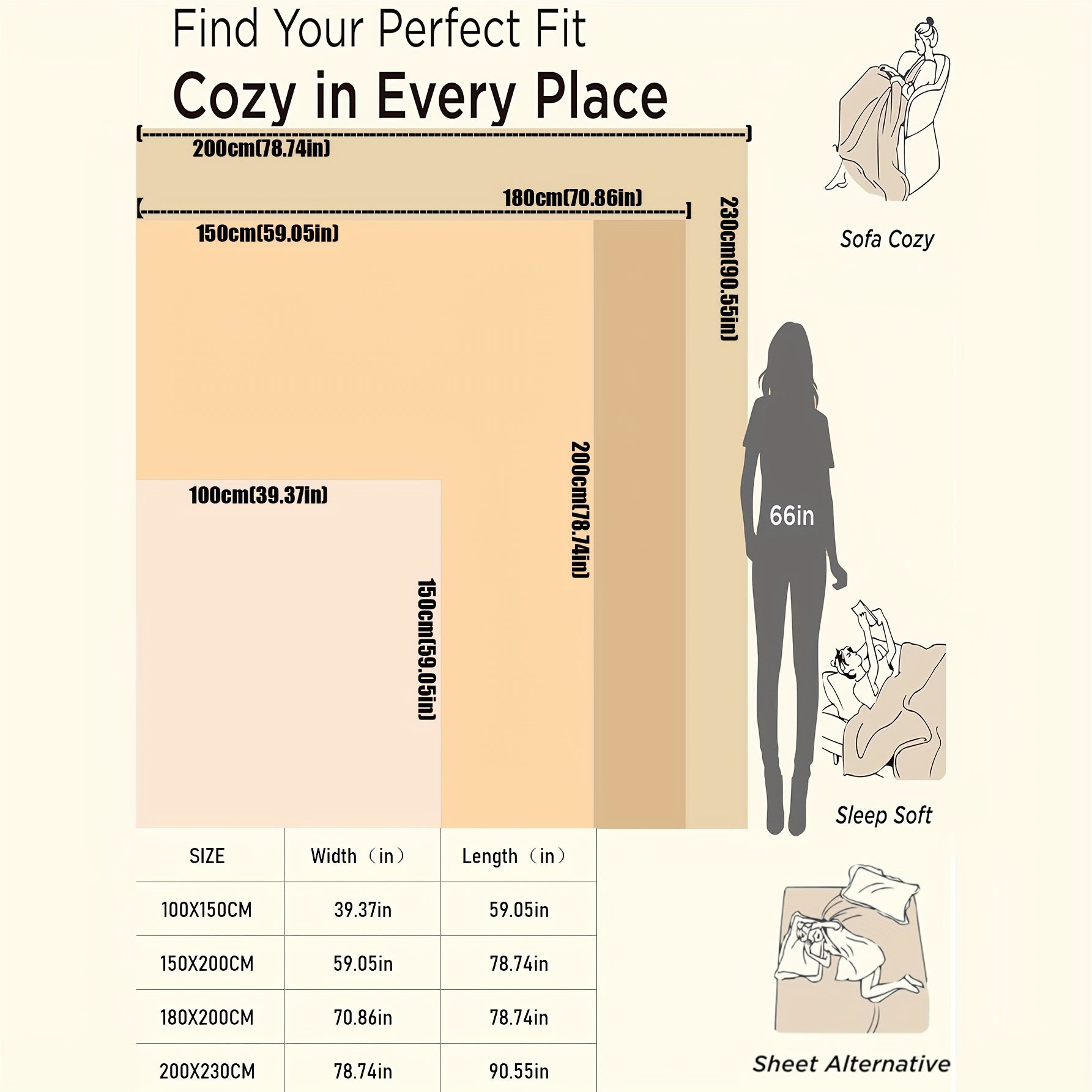 Manta de Pele Sintética de Coelho de Luxo, Estilo Simples e Cor Sólida - Macia, Quente e Confortável, Ideal para Sofá, Cama, Escritório e Viagem - Multiuso, Presente