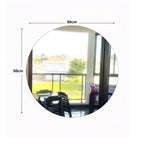 Espelho Redondo Decorativo com Iluminação em LED e Bateria para Banheiros e Quartos