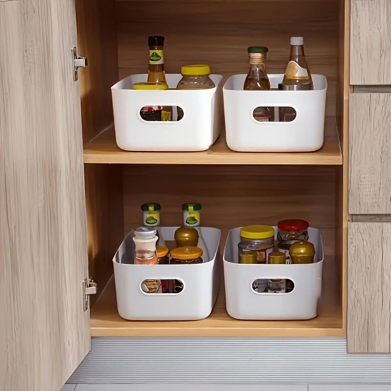 Caixa de Armazenamento de Cosméticos 5pcs, Organizador de Desordem de Secretária, Caixa de Armazenamento de Lingerie para Roupeiro, Artigos para o Lar, Caixa de Armazenamento, Cesto de Armazenamento de Cozinha Multifuncional para Cozinha, Casa de Banho, Quarto e Secretária de Escritório