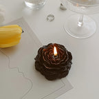 1 Vela Aromática de Flor de Peônia para Decoração Interna - Presente Perfeito para Festas, Casamentos, Aniversários e Datas Especiais (Disponível em Amarelo Limão) - Ideal para Inverno, Ano Novo, Natal e Halloween