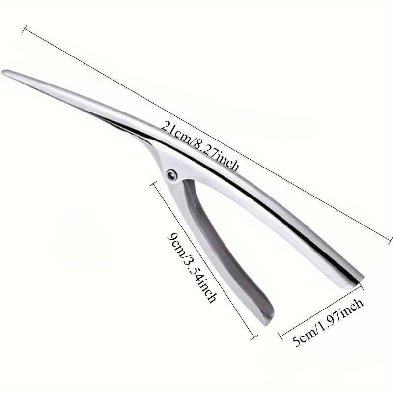 Uma Nova Ferramenta de Descascamento de Camarão em Aço Inoxidável, um Dispositivo Profissional para Limpar Camarões e Remover Intestinos, um Limpador de Casca de Marisco de Alta Qualidade, Pinças de Cozinha Criativas, Adequadas para Lagostas e Caranguejos, um Removedor de Intestinos de Lagosta