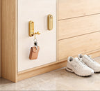 Conjunto de 2 Ganchos Dobráveis para Casacos | Ganchos de Parede Resistentes, Simples e Modernos, Ganchos de Parede Robustos em Alumínio, Adequados para Pendurar Casacos, Bolsas e Toalhas | Design Dobrável que Poupa Espaço, Ideal para Casas de Banho, Cozinhas, Hall de Entrada e Roupeiros