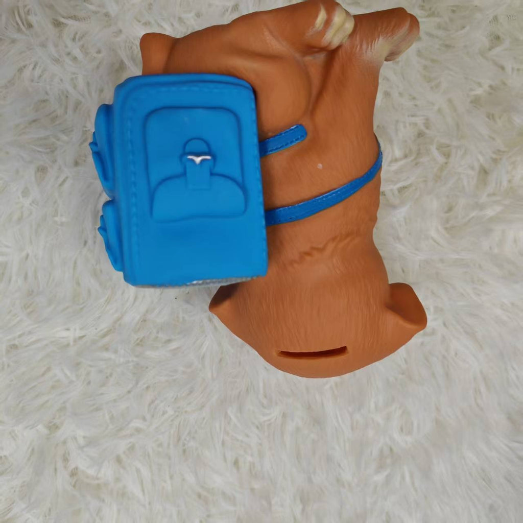 Porta-Canetas Cachorrinho com Mochila Decorativo