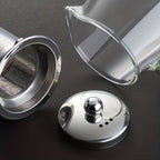 Single Glass Teapot Available in Sizes of 11.8Oz, 18.6Oz, 25.3Oz, And 32.1Oz, Designed for Tea And Water Separation. This Thickened, High-Temperature Resistant Tea Set Is Perfect for Home Brewing And Makes an Excellent Gift for Christmas, New Year