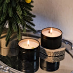 Vela Aromática de Cristal, Cera Premium de Soja com Lavanda e Outros Cheirosos Embutidos em Pétalas Decorativas – Presente Perfeito para Dia dos Namorados ou Mães (Amigas/Namoradas), Fragrância Duradoura Para Ambientes Internos, Idealpara Festas Ano Novo